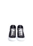 Front View - Click To Enlarge - JIMMY CHOO - 'Belgravia' star stud embossed leather sneakers