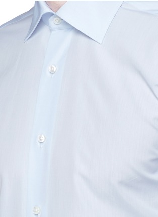 Detail View - Click To Enlarge - CANALI - Cotton poplin shirt