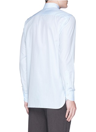 Back View - Click To Enlarge - CANALI - Cotton poplin shirt