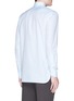 Back View - Click To Enlarge - CANALI - Cotton poplin shirt