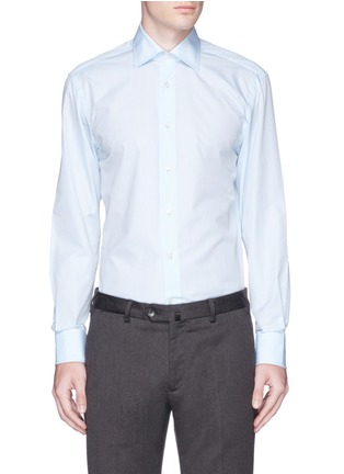 Main View - Click To Enlarge - CANALI - Cotton poplin shirt