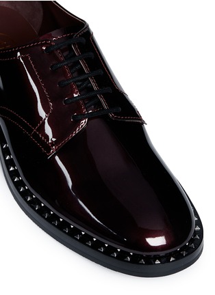 Detail View - Click To Enlarge - ASH - 'Wilco' stud welt patent leather Derbies
