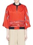 Main View - Click To Enlarge - OPENING CEREMONY - Mountain print kimono sleeve reversible silk bomber jacket
