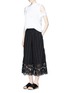 Figure View - Click To Enlarge - OPENING CEREMONY - Broderie anglaise culottes