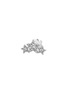 Main View - Click To Enlarge - MARIA TASH - 'Star Garland' diamond white gold single threaded stud earring