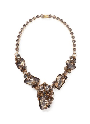 Main View - Click To Enlarge - ERICKSON BEAMON - 'Temporal Schism' glitter crystal necklace