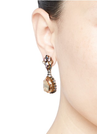 Figure View - Click To Enlarge - ERICKSON BEAMON - Happily Ever After' mix crystal drop earrings