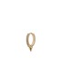 MARIA TASH - 'Single Spike Diamond Eternity' 18k yellow gold single 8mm hoop earring