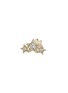 Main View - Click To Enlarge - MARIA TASH - 'Star Garland' diamond yellow gold single threaded stud earring
