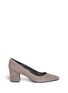 Main View - Click To Enlarge - STUART WEITZMAN - 'First Class' suede pumps