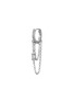 Main View - Click To Enlarge - MARIA TASH - 'Eternity' chain fringe drop single 6.5mm hoop earring