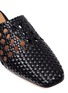 Detail View - Click To Enlarge - LOQ - 'Marti' macramé goat leather slides