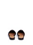 Back View - Click To Enlarge - LOQ - 'Marti' macramé goat leather slides