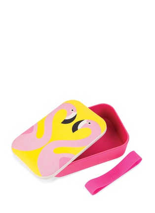 Detail View - Click To Enlarge - SUNNYLIFE - Flamingo eco lunch box