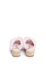 Back View - Click To Enlarge - SAM EDELMAN - 'Zia' faux fur espadrille platform sandals