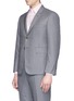 Detail View - Click To Enlarge - THOM BROWNE  - Wool twill suit