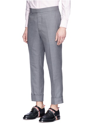 Detail View - Click To Enlarge - THOM BROWNE  - Wool twill suit