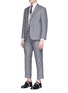 Figure View - Click To Enlarge - THOM BROWNE  - Wool twill suit