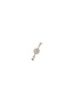 Main View - Click To Enlarge - MARIA TASH - 'Chain Orbit' diamond rose gold single link stud earring