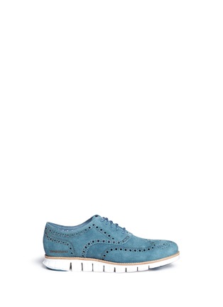 Main View - Click To Enlarge - COLE HAAN - ZeroGrand' suede Oxfords