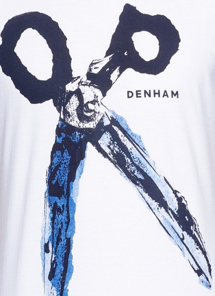 Detail View - Click To Enlarge - DENHAM - 'Blue Steel' logo print T-shirt