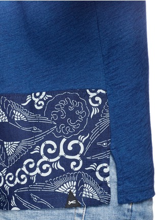 Detail View - Click To Enlarge - DENHAM - Katagami panel T-shirt