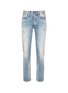 Main View - Click To Enlarge - DENHAM - 'Razor' slim fit ripped jeans