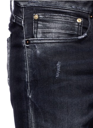 Detail View - Click To Enlarge - DENHAM - 'Bolt' ripped skinny jeans