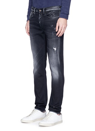 Front View - Click To Enlarge - DENHAM - 'Bolt' ripped skinny jeans