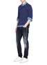 Figure View - Click To Enlarge - DENHAM - 'Bolt' ripped skinny jeans