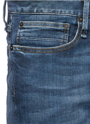Detail View - Click To Enlarge - DENHAM - 'Razor' slim fit denim shorts