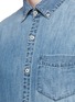 Detail View - Click To Enlarge - DENHAM - Cotton chambray shirt