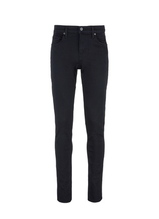 Main View - Click To Enlarge - J BRAND - 'Tyler Taper' stretch raw jeans