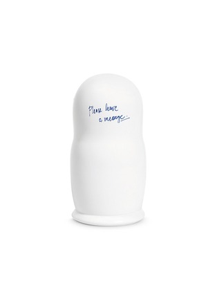 Main View - Click To Enlarge - L'ATELIER D'EXERCICES - 'Please leave a message' ceramic Russian doll by Maison Margiela
