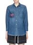Main View - Click To Enlarge - SANDRINE ROSE - x The Webster 'The Boyfriend Shirt' in denim