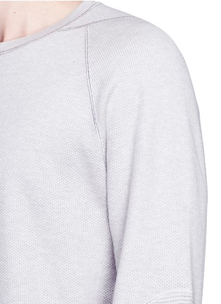Detail View - Click To Enlarge - HELMUT LANG - Waffle knit sweater