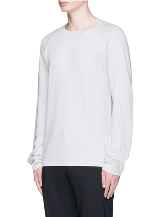 Front View - Click To Enlarge - HELMUT LANG - Waffle knit sweater