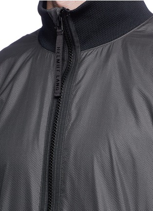 Detail View - Click To Enlarge - HELMUT LANG - Nylon seersucker track jacket
