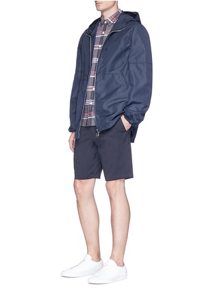 Figure View - Click To Enlarge - THEORY - 'Rammy' check plaid linen-cotton shirt