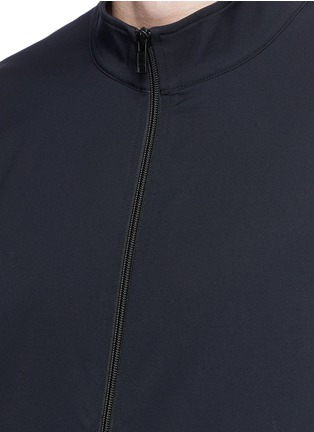 Detail View - Click To Enlarge - THEORY - 'Neo' mixed tech jersey track jacket