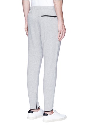 Back View - Click To Enlarge - THEORY - 'Shiller NW' zip cuff sweatpants