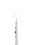 Detail View - Click To Enlarge - MOUNSER - 'Comet' silver plated disc chain earrings