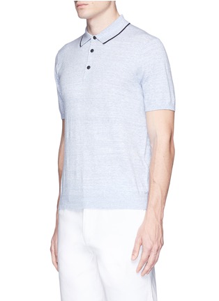 Front View - Click To Enlarge - RAG & BONE - 'Lucas' cotton knit polo shirt