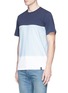 Front View - Click To Enlarge - RAG & BONE - 'Precision' colourblock T-shirt
