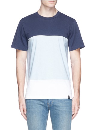 Main View - Click To Enlarge - RAG & BONE - 'Precision' colourblock T-shirt