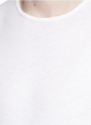 Detail View - Click To Enlarge - RAG & BONE - 'Hartley' cotton-linen T-shirt