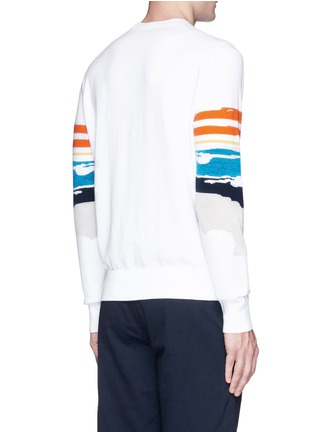 Back View - Click To Enlarge - RAG & BONE - 'Brody' palm tree intarsia sweater