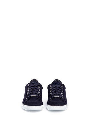 Front View - Click To Enlarge - JIMMY CHOO - 'Cash' wool flannel sneakers
