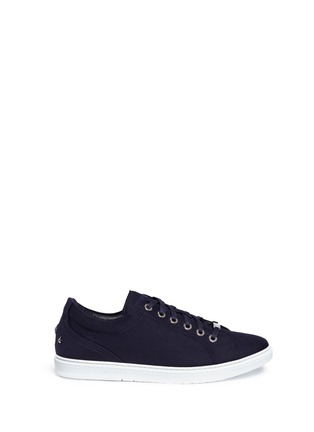 Main View - Click To Enlarge - JIMMY CHOO - 'Cash' wool flannel sneakers