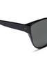 Detail View - Click To Enlarge - LINDA FARROW - Oversized acetate cat eye sunglasses